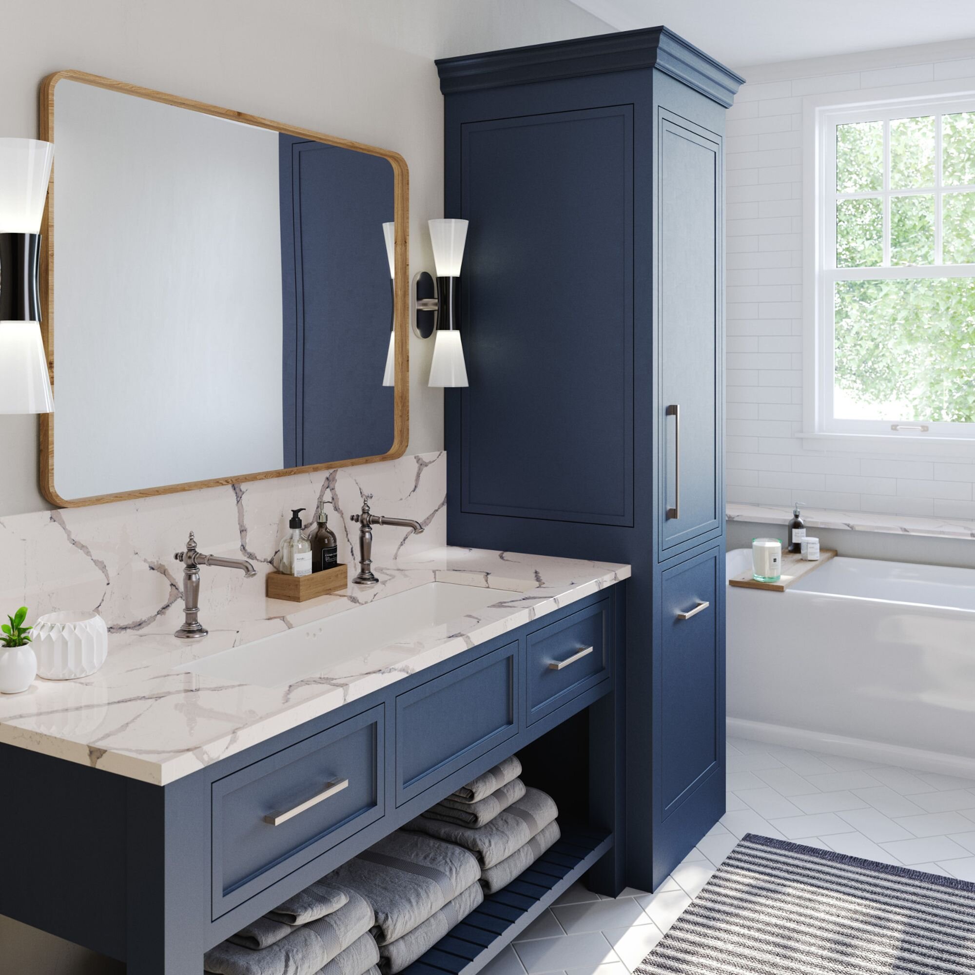 Luxury Bathroom Vanities Tampa - Premium Hard Surfaces